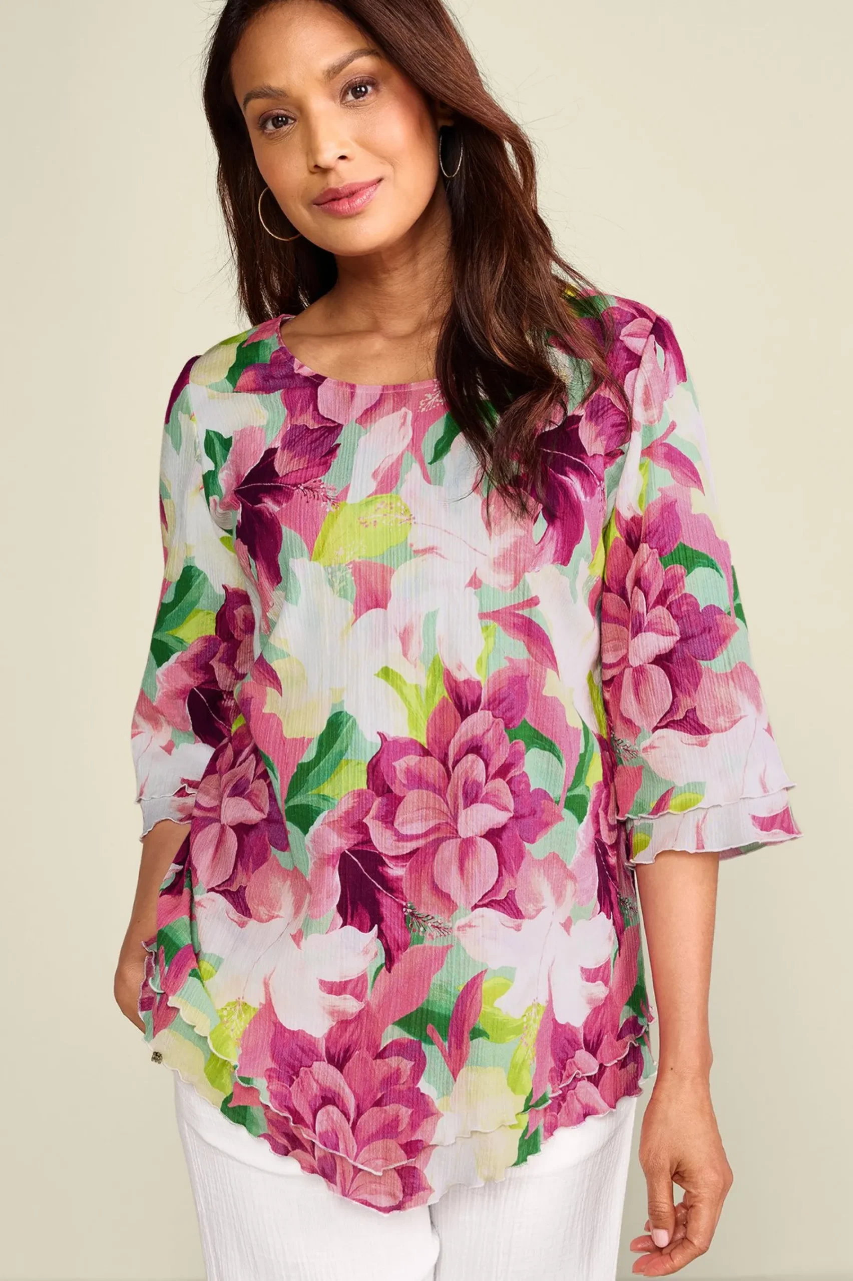 Into The Blues|Everyday Styles-Soft Surroundings Siesta Key Tunic Aqua Splash