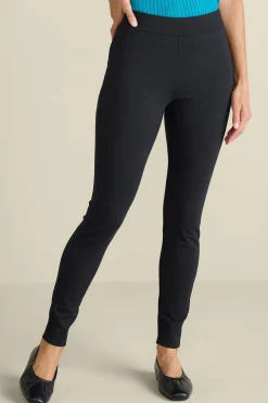 Soft Essential Styles|Everyday Styles-Soft Surroundings Soft Essential Ponte Leggings Black