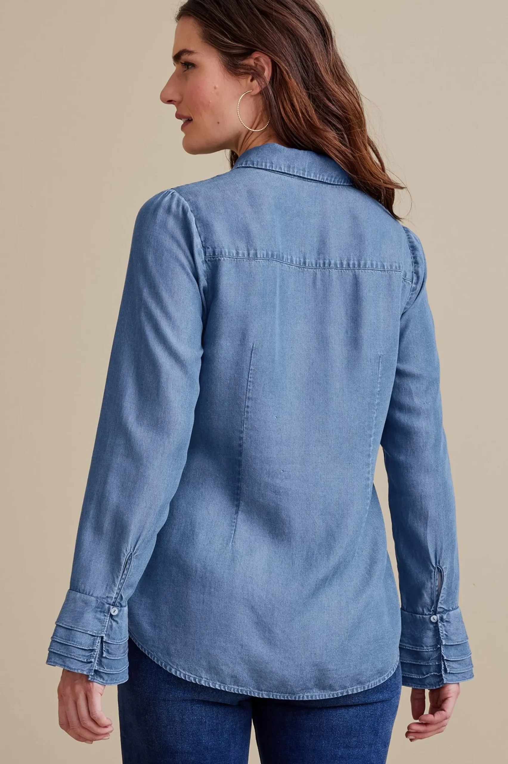 Into The Blues|Everyday Styles-Soft Surroundings Sonnet TENCEL™ Shirt Chambray