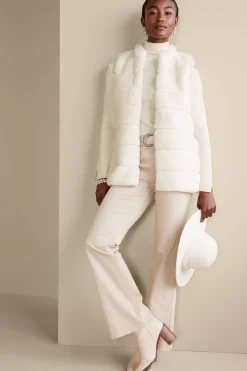Jackets & Coats|vest-Soft Surroundings St. Moritz Vest Antique White
