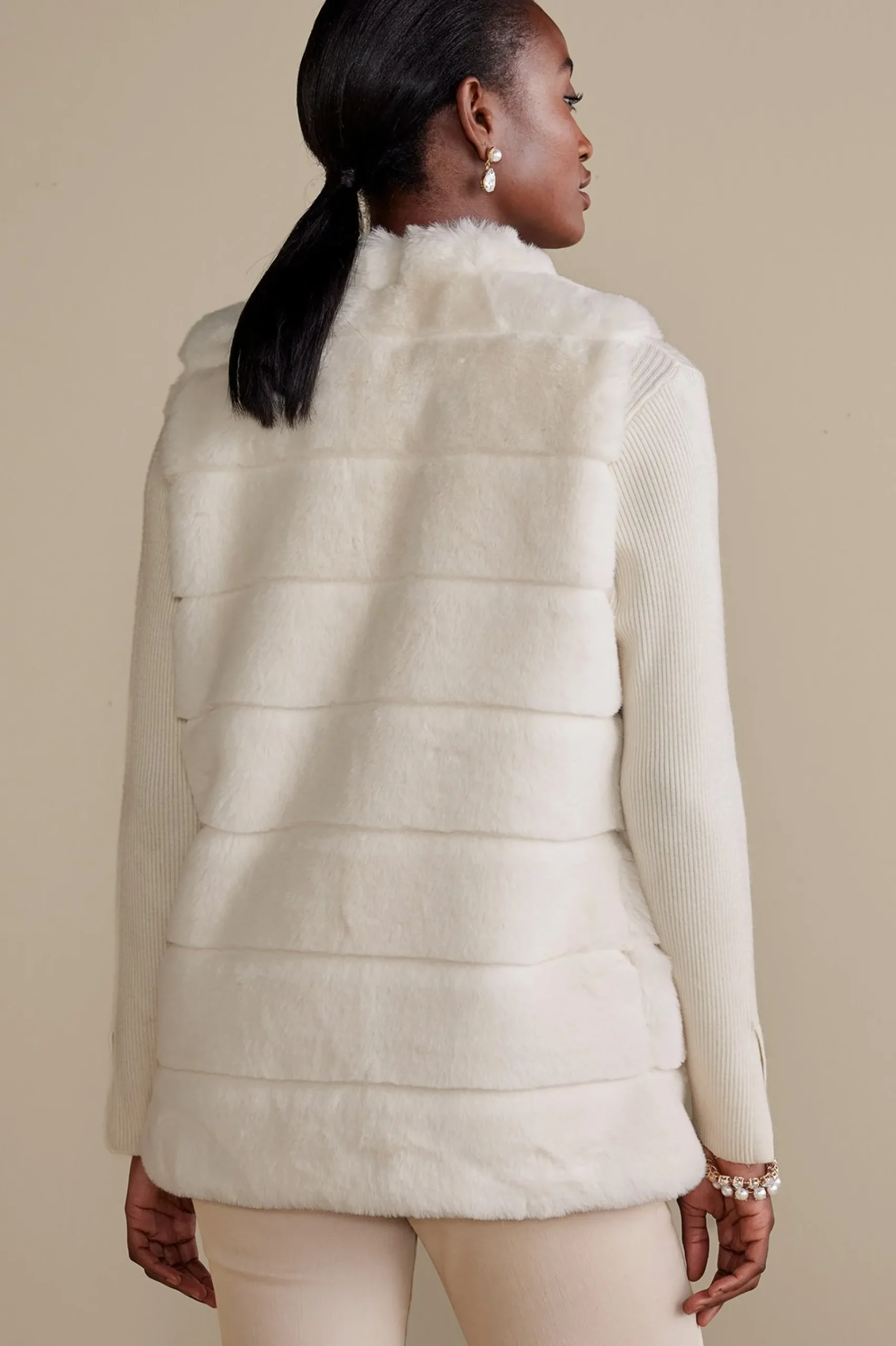 Jackets & Coats|vest-Soft Surroundings St. Moritz Vest Antique White