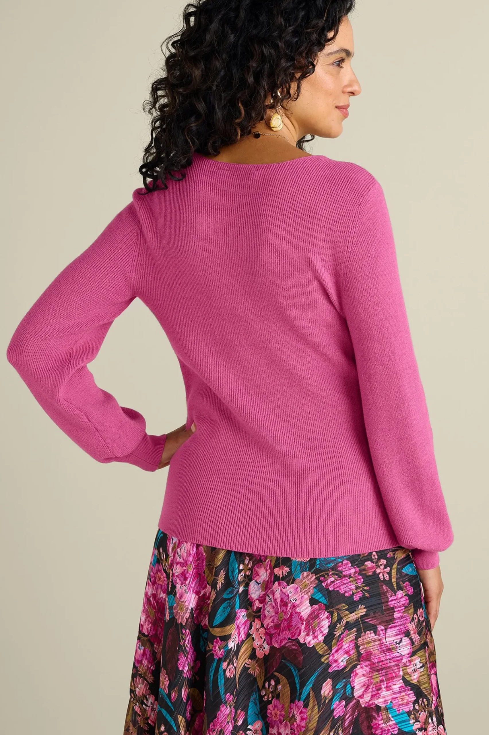 Sweaters & Cardigans|long sleeve-Soft Surroundings Suze Sweater Ivory Pearl