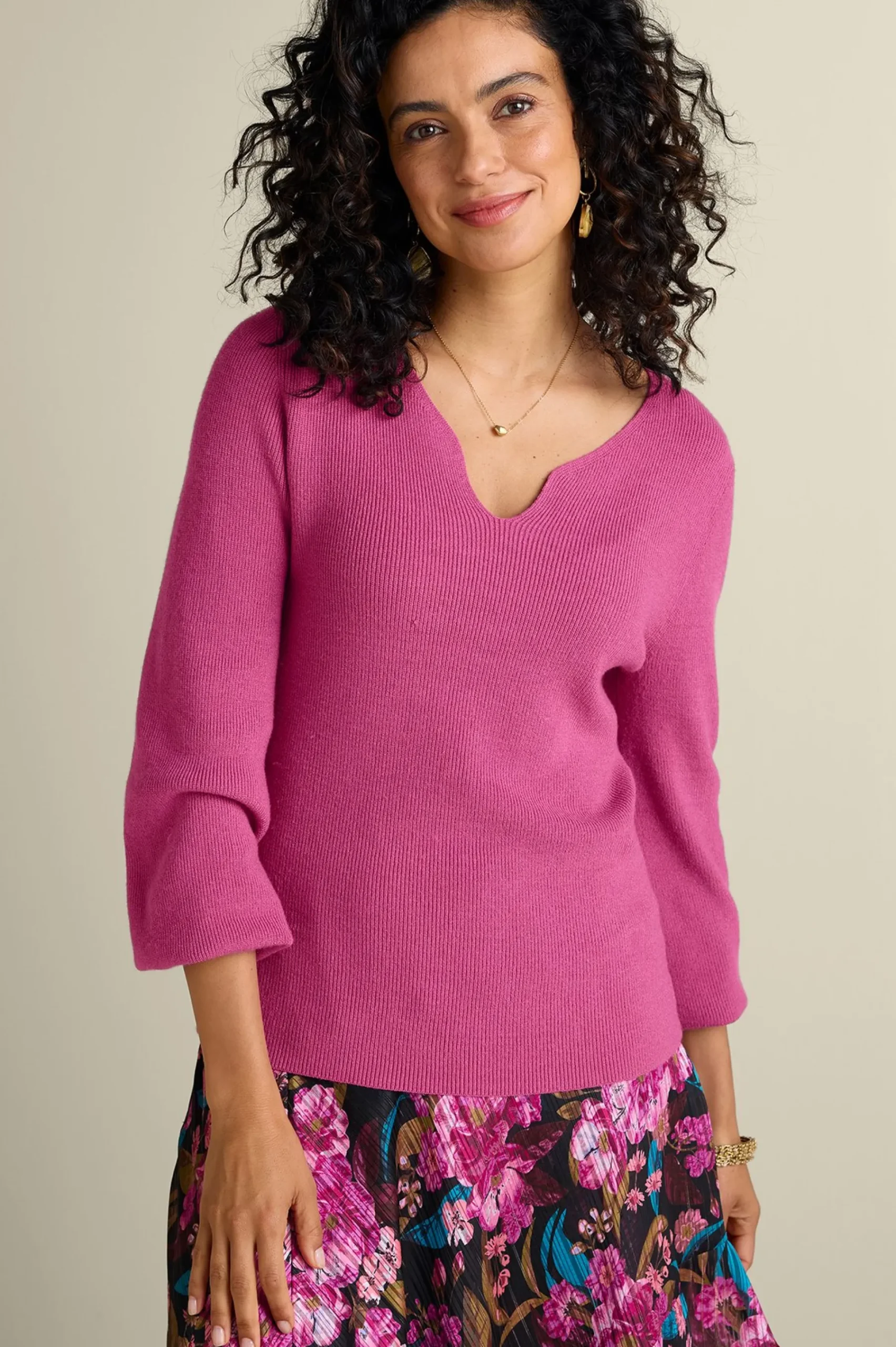 Sweaters & Cardigans|long sleeve-Soft Surroundings Suze Sweater Ivory Pearl