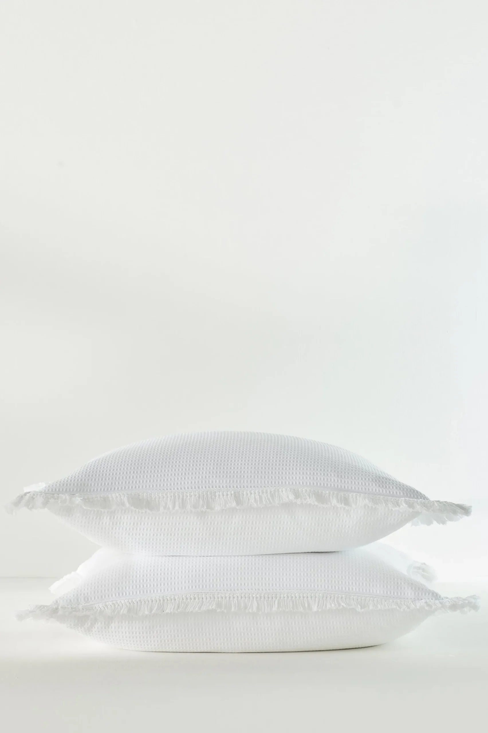 pillowcases & shams-Soft Surroundings Tallulah Textured Euro Sham White