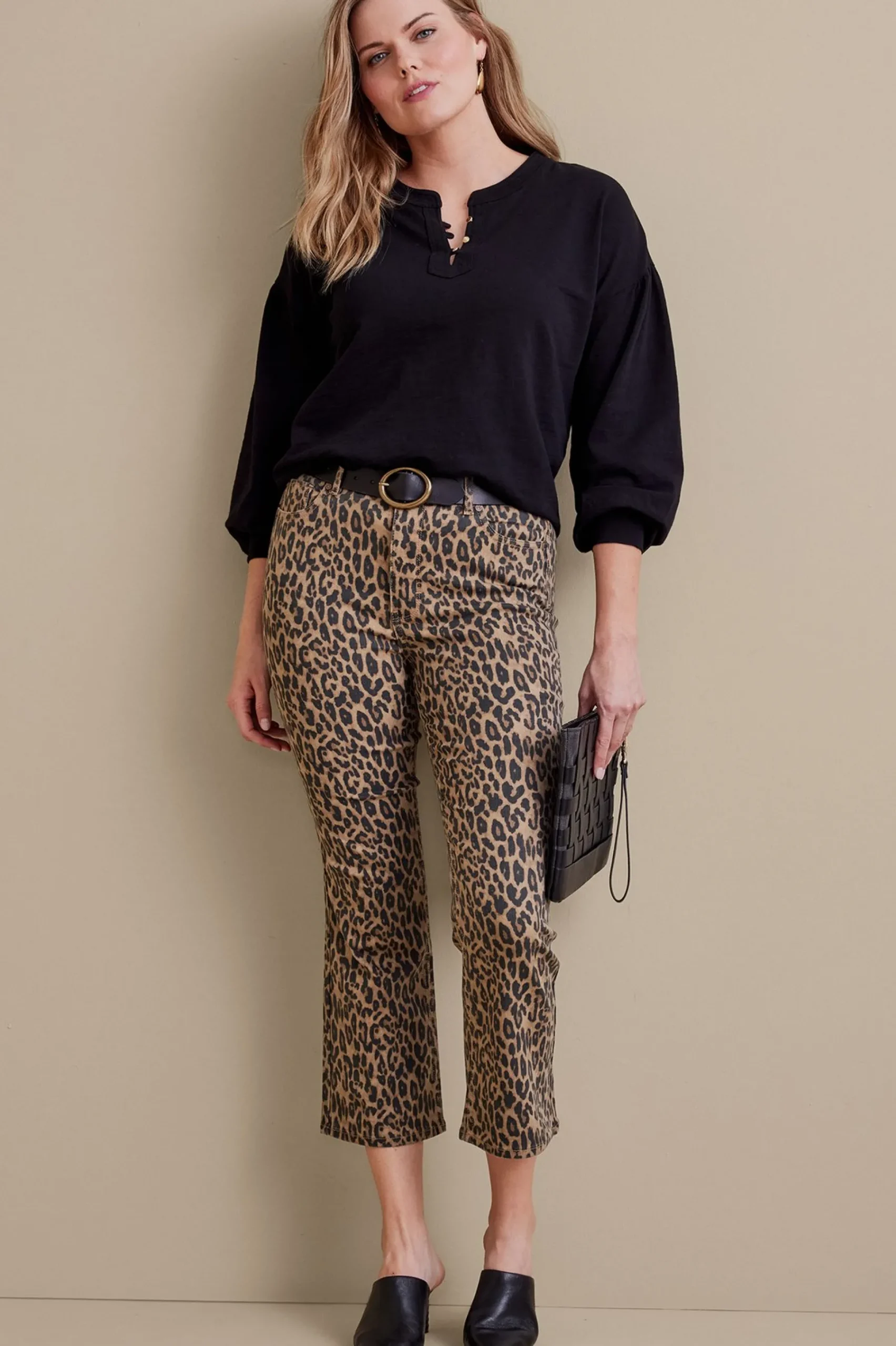 Everyday Styles|leggings-Soft Surroundings Ultimate Denim Kick Flare Jeans Cielo Wash