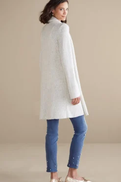 Wear Now Styles|leggings-Soft Surroundings Ultimate Denim Pearl Straight Leg Jeans Icy Blue Wash