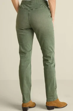 Everyday Styles|Wear Now Styles-Soft Surroundings Ultimate Denim Pull-On Slim Leg Jeans Black