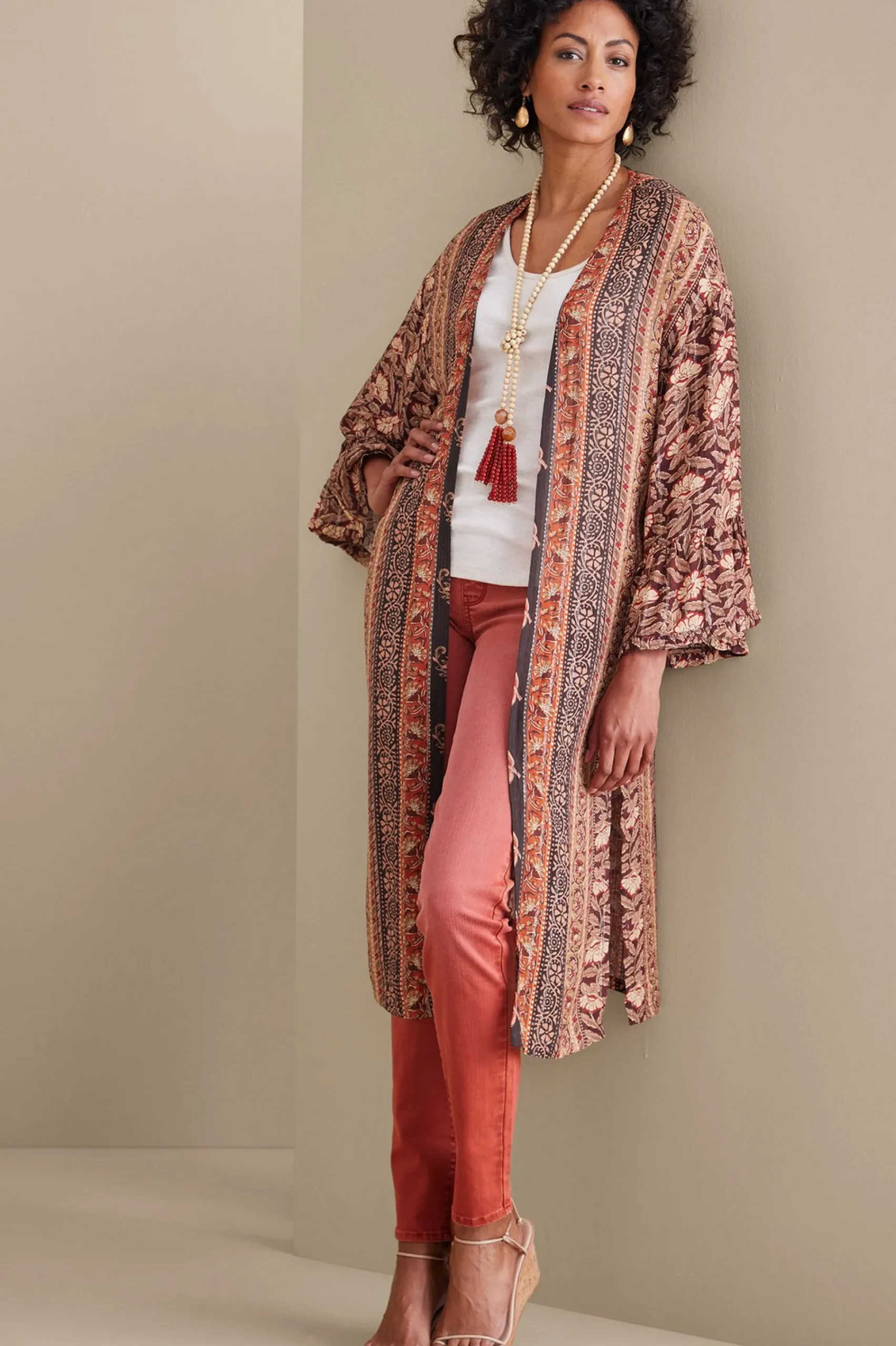 Global Artistry|Jackets & Coats-Soft Surroundings Veneto Topper Multi Abstract