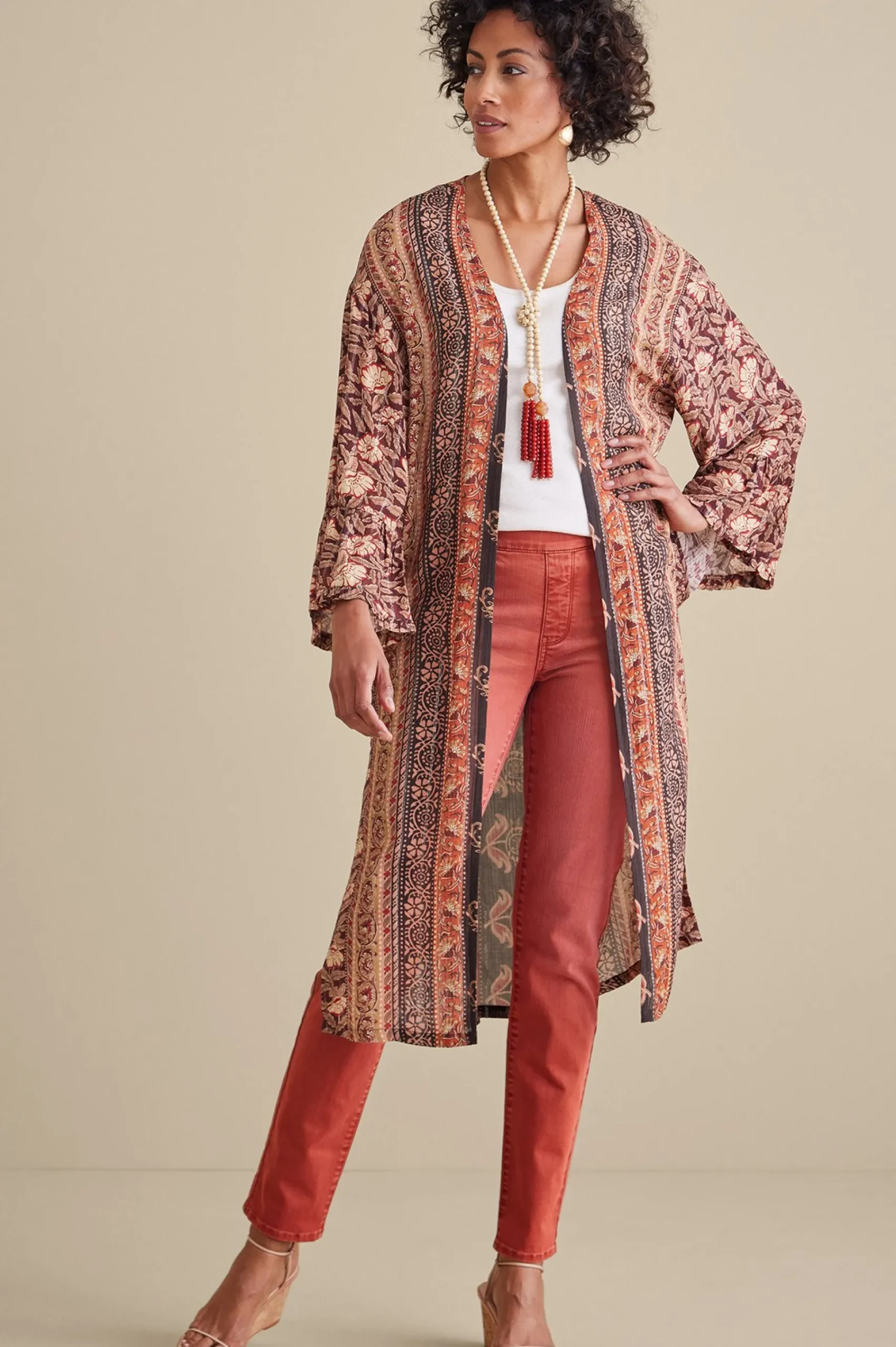 Global Artistry|Jackets & Coats-Soft Surroundings Veneto Topper Multi Abstract