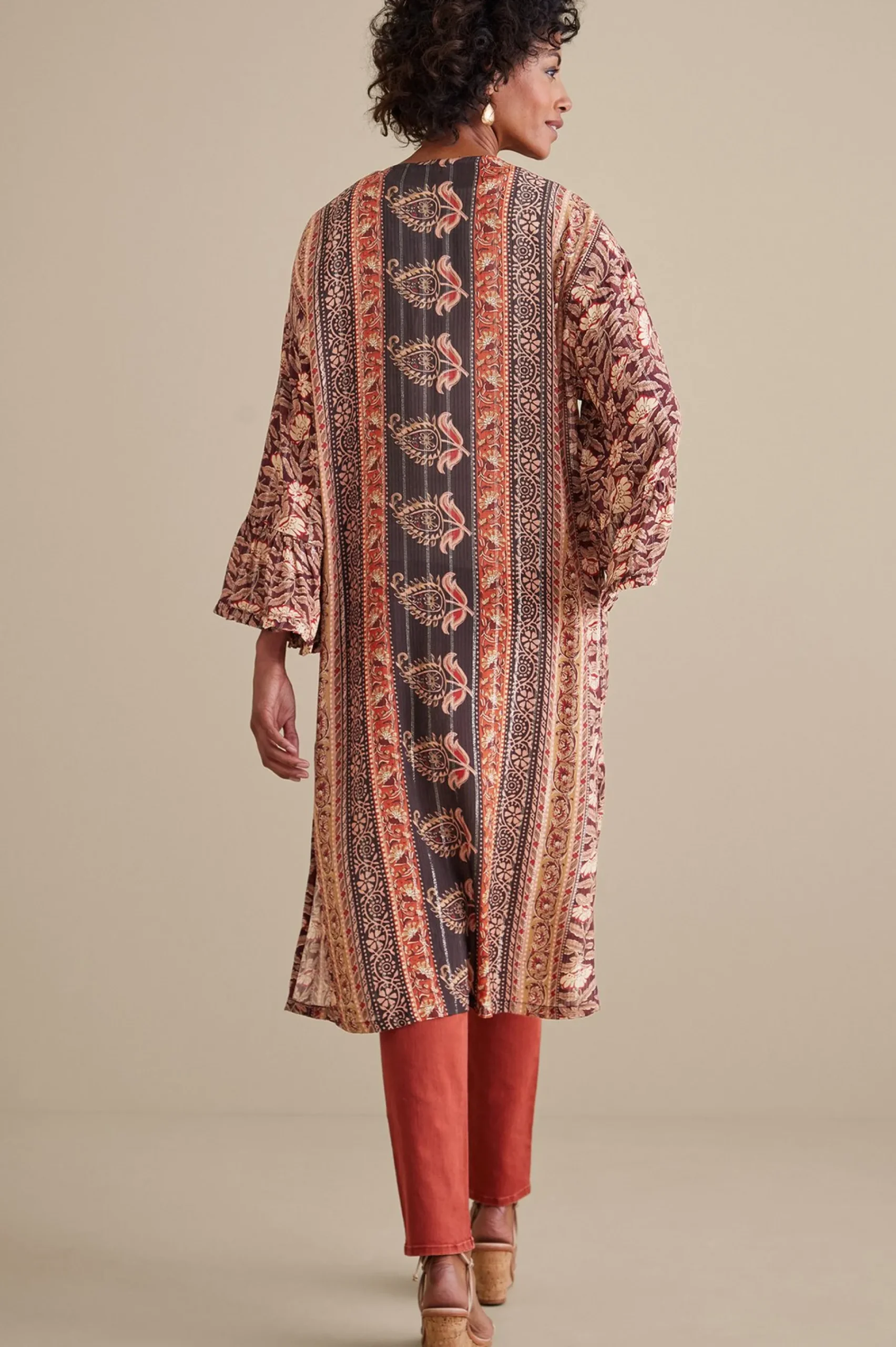Global Artistry|Jackets & Coats-Soft Surroundings Veneto Topper Multi Abstract