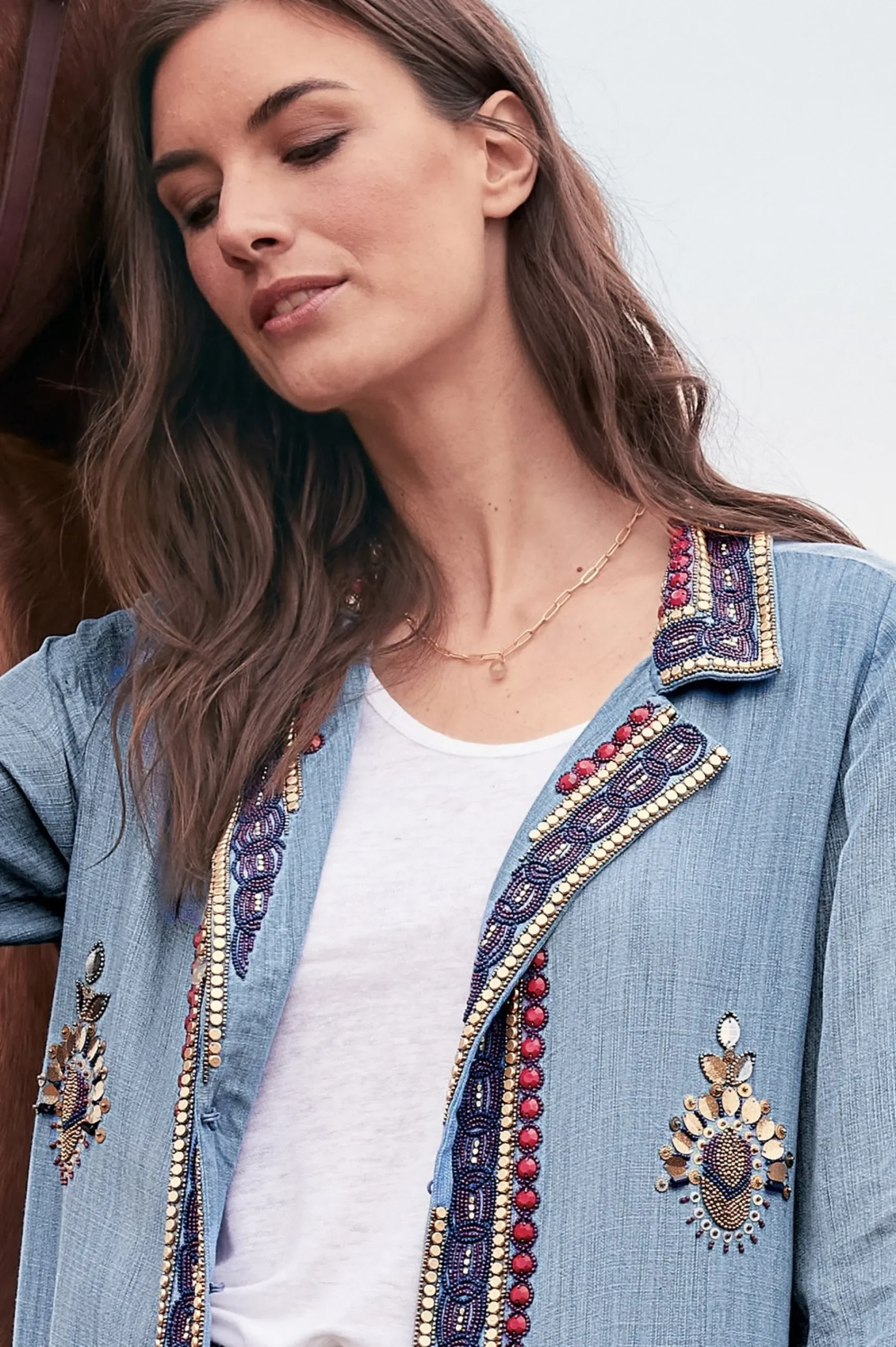 Necklaces|necklaces-Soft Surroundings Victoria Layered Necklace Gold