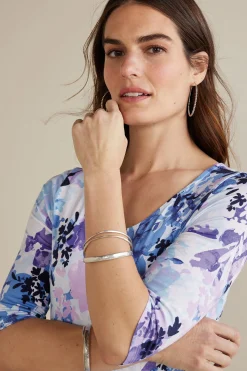 Feminine Flourish|occasion dresses-Soft Surroundings Vivienne Dress Garden Dream Blue