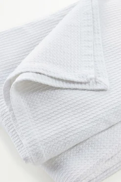 quilts, coverlets & duvet covers|blankets & throws-Soft Surroundings Waffle Matelassé Quilt White