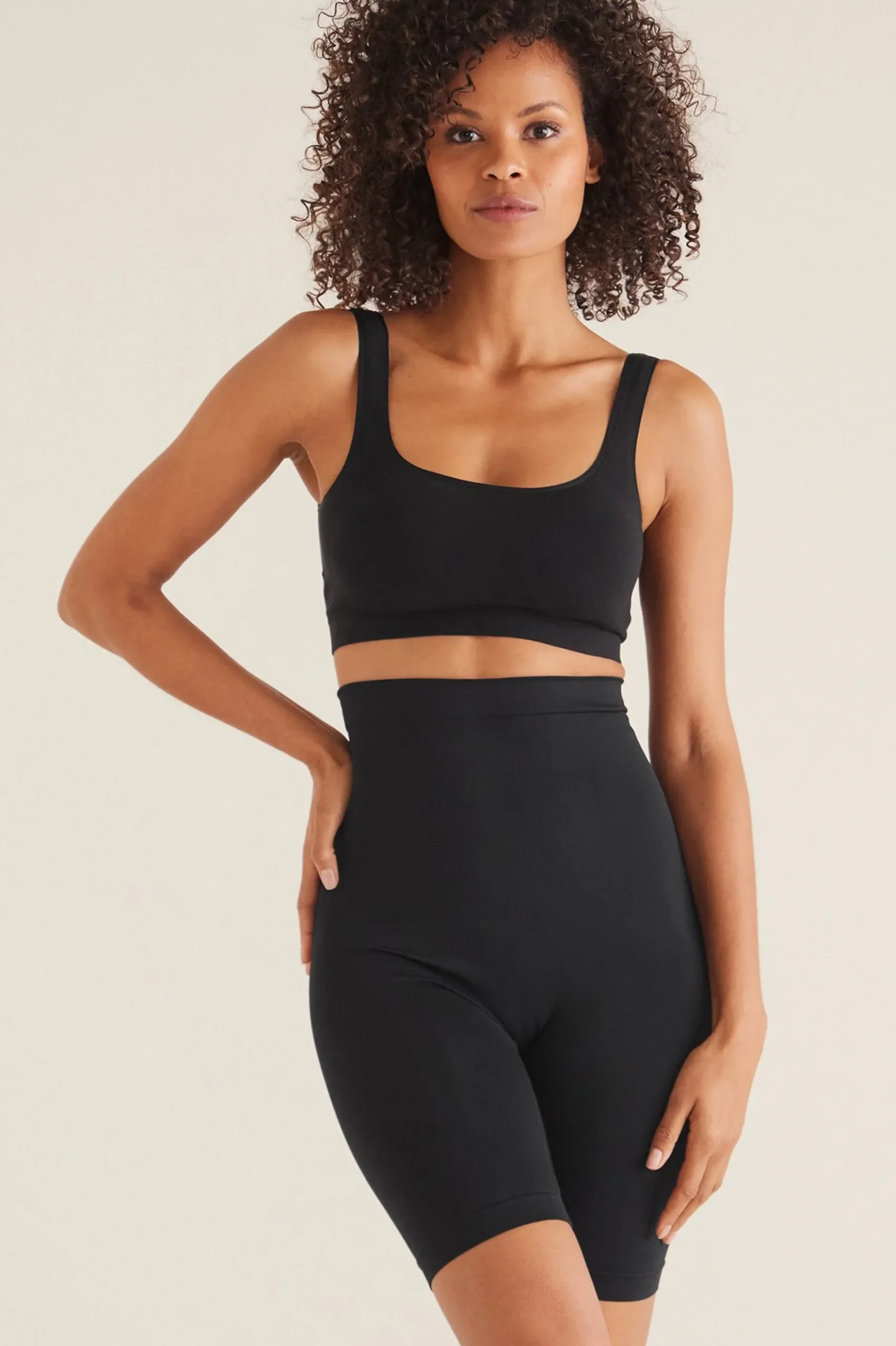 shapewear|Shapewear-Soft Surroundings YUMMIE® High Waist Thigh Shaper Short Black